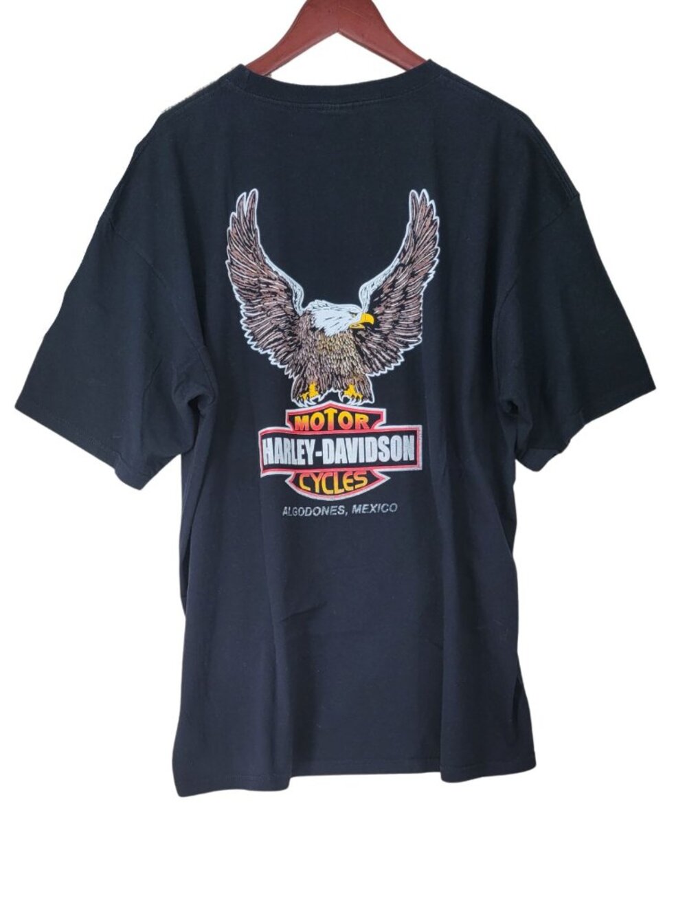 🦅 Harley-Davidson Algodones Mexico Dealership Eagle Graphic Tee